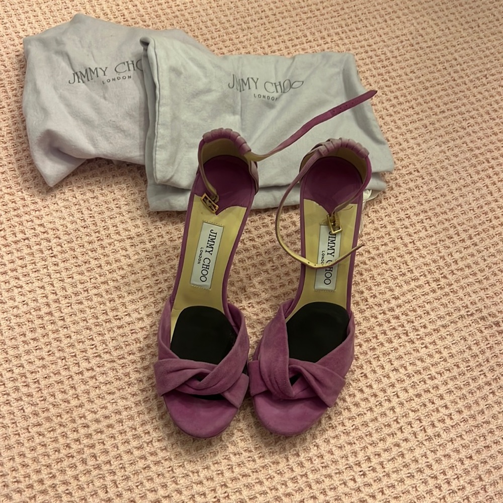 Jimmy Choo purple Heels